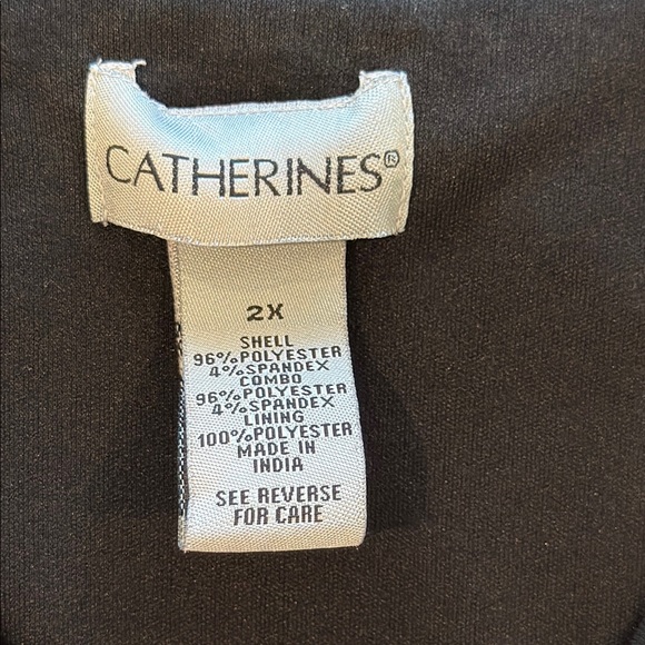 Catherines 2X (3X) Paisley Maxi Dress - Picture 4 of 4